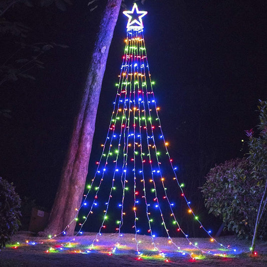 12.6-inch decorative star topper available in iron or plastic material