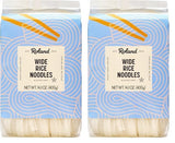Roland Foods Wide Rice Noodles – Two-Ingredient Clean-Label Pasta Alternative for Wellness-Focused Gluten-Free Cooks