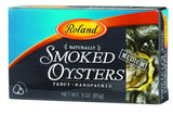 Roland Foods Naturally Smoked Oysters in Sunflower Oil – Ready-to-Eat Protein for Patio Dining and Tailgating, 3 oz Single-Serve