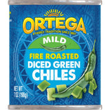 Ortega Mild Diced Green Chiles 7 oz — Family-Safe Flavor for Quesadillas, Eggs, and Dips
