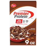 Post Premier Protein Chocolate Almond Cereal — Nutrient-Dense Wellness Pantry Staple, 20g Protein Flakes with Real Sliced Almonds
