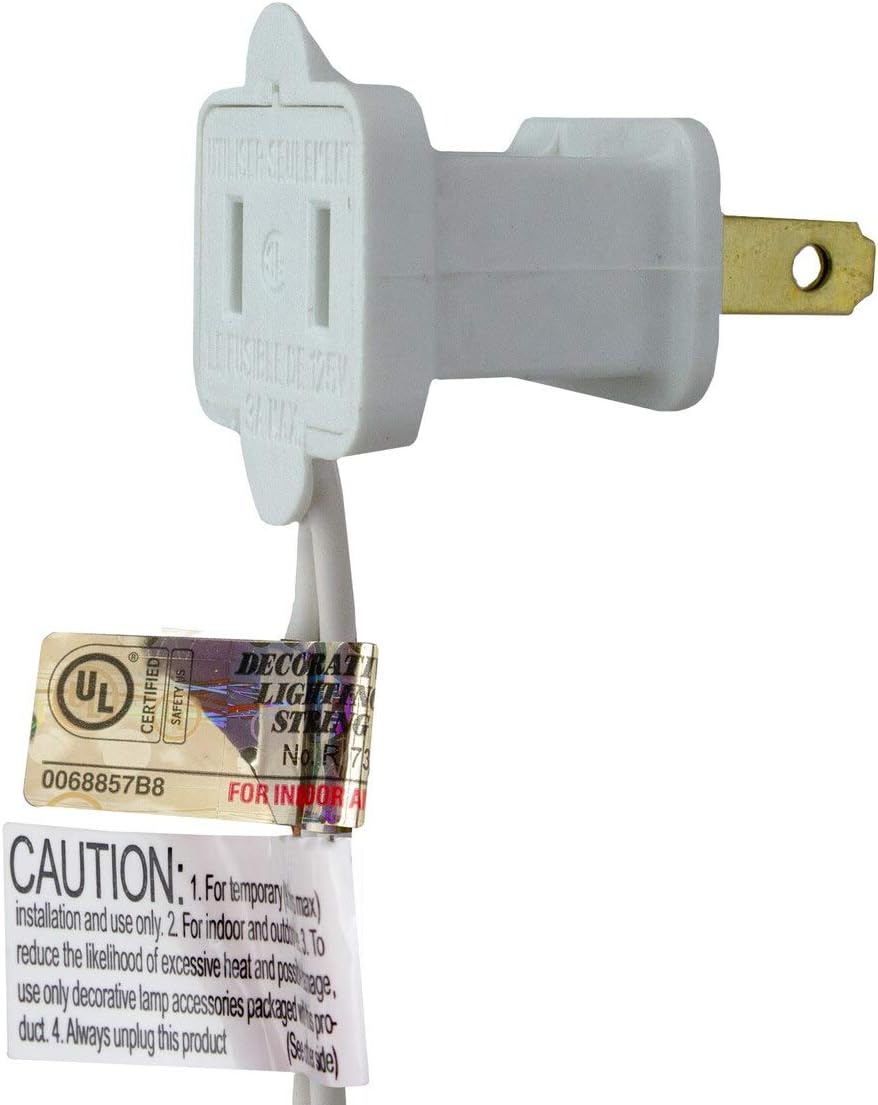 Christmas Co. Mini Incandescent Lights – Subtle White-Wire Lighting for Neutral Minimalist Interiors