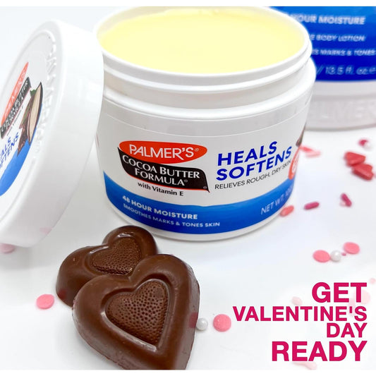 cocoa butter base blended with antioxidant vitamin e