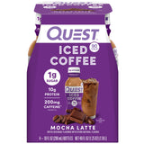 Quest Nutrition Iced Coffee Protein Shake Stocking Stuffer for Gym-Goers and Keto Dieters, 200mg Caffeine Holiday Gift