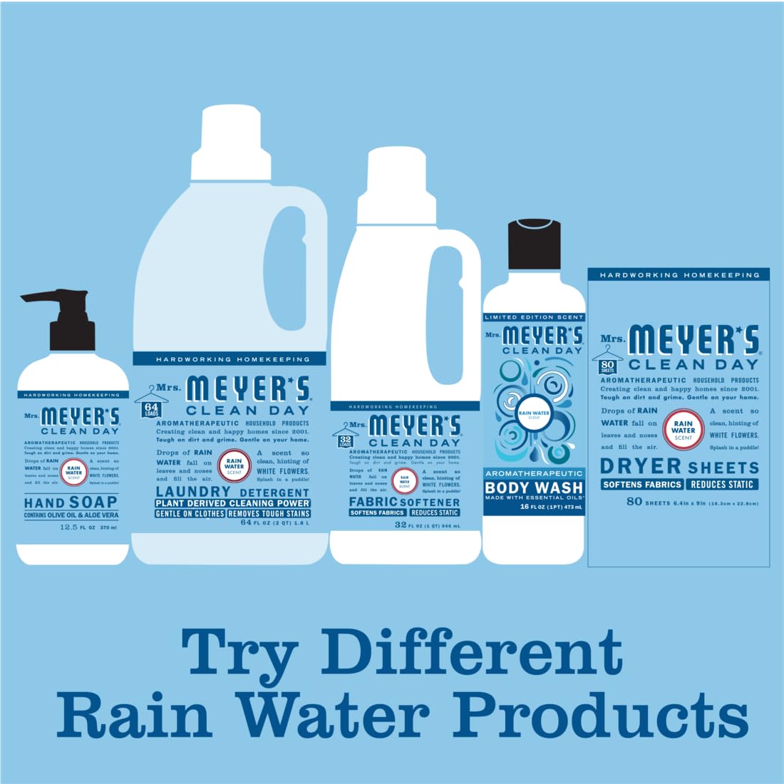 Mrs. Meyer's Clean Day Hand Soap Refill – Eco-Conscious Birthday Gift for Wellness Lovers