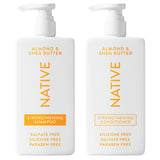 Native Hair Care Duo – Stress-Relief Bath Time, Naturally Scented Shampoo and Conditioner in Cucumber and Mint