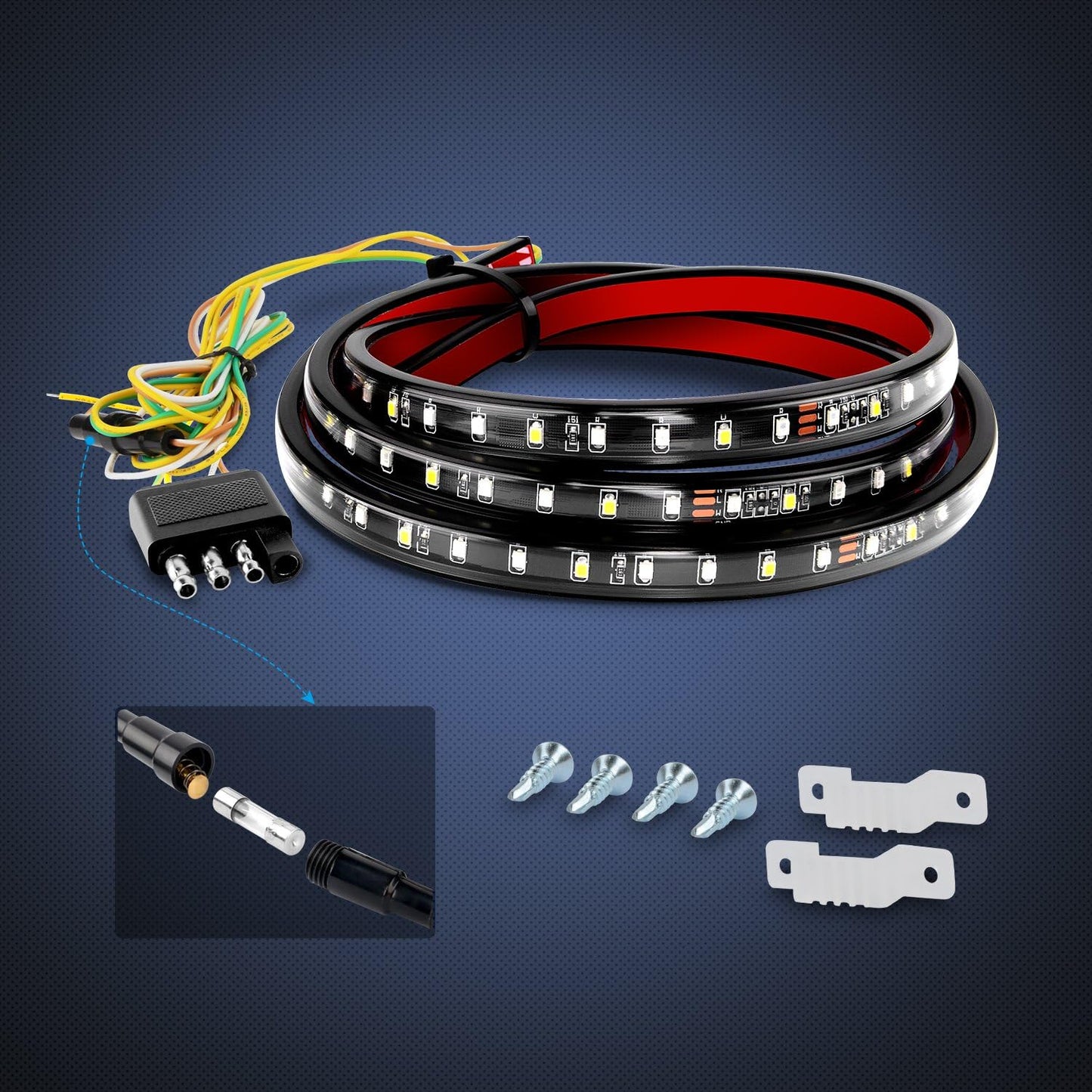 Nilight 108-LED Tailgate Bar – Holiday and Birthday Gift for Ford, Dodge, Chevy, and Toyota Owners