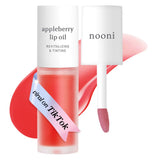 NOONI Appleplum Lip Oil – Aromatic Lip Care for Bath Time and Spa-At-Home Moments
