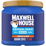 Maxwell House 27.5oz Ground Coffee Medium Original Roast – Thoughtful Pantry Gift for Busy Parents and College Students
