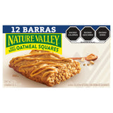 Nature Valley Soft Baked Oatmeal Squares – Office Desk Snack for Busy Commuters, 12 Individually Wrapped Bars