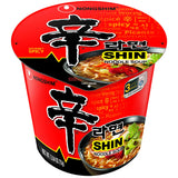 Nongshim Neoguri Spicy Seafood Ramyun – Portable Microwavable Cup for Travel Days and Hotel Room Lunches, 6-Pack
