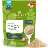 Navitas Organics Maca Powder – Birthday Gift for Plant-Based Eaters, Gelatinized Organic Maca for Daily Superfood Routines