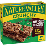 Nature Valley Crunchy Granola Bars, Oats 'n Dark Chocolate – Commute and Workday Snack for Busy Professionals