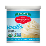 Miss Jones Baking Clean-Ingredient Buttercream Gift for Baking Lovers, Organic Vanilla Frosting