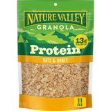 Nature Valley Protein Granola Oats and Honey Plain Snack Clusters for Youngest Kids, No Artificial Colors or Flavors