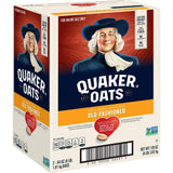 Quaker Quick 1-Minute Whole Grain Oats – Two-Bag Resealable Box for Simple Portion-Controlled Storage