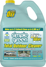 Simple Green Oxy Solve Pressure Washer Soap – 1 Gal Non-Toxic Outdoor Cleaner for Kid-Friendly Yards