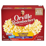 Orville Redenbacher's Ultimate Butter Popcorn 0g Trans Fat 12-Count for Health-Conscious Home Relaxation Routine