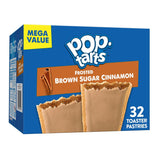 Pop-Tarts Toaster Pastries Frosted Cinnamon – Mindful Grab-and-Go Breakfast with Added B Vitamins, 32 Pack