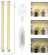 Mosthink Plant Grow Light Strips – Work-From-Home Productivity Light for Cubicle Greenery, Set-and-Forget Daily Timer