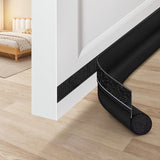 MAXTID Door Draft Stopper 36 Inch Black Adjustable Door Draft Blocker Under Door Seal Strip for Uncluttered Spaces