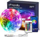 phopollo 5050 RGB LED Lights – Valentine's Day Gift for Couples, Romantic Ambient Bedroom Lighting