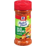 McCormick Perfect Pinch Salad Supreme Seasoning as a Holiday Gift for Salad Lovers, 4.34 oz Gourmet Shaker