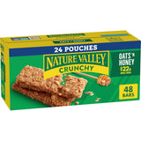 Nature Valley Crunchy Oats 'n Honey Bars – Better-for-You Snack Crumble for Salad and Yogurt Bowls, 48 Individually Wrapped Bars