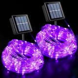 QITONG Solar Fairy Lights – 200 LED Uncluttered Home and Patio Lighting, No Cords No Clutter