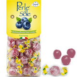 Perle di Sole Italian Candy - Italian Blueberry Hard Candy, Individually Wrapped - Vacation Souvenir and Airbnb Welcome Snack