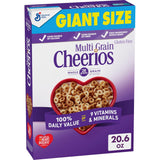 Multi Grain Cheerios, Streamlined Heart Healthy Cereal for Intentional Kitchens, Family Size 18 oz