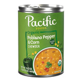 Pacific Foods Organic Poblano Pepper and Corn Chowder – Single-Serve Can for a Distraction-Free Desk Lunch Between Meetings