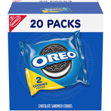 OREO Chocolate Creme Snack Packs – Break Room and Commuter Bag Treats for Busy Workdays, 20 Single-Serve Packs
