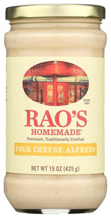 Rao's Authentic Italian Four Cheese Alfredo 15 oz – Elegantly Packaged Sauce for Designer Kitchens