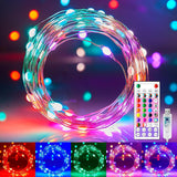 Minetom LED Fairy Lights – Romantic Valentine's Day Gift for Couples, 33FT Dimmable Copper Wire Lights