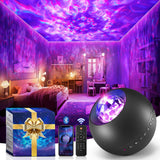 One Fire Galaxy Light Projector for Children – Baby and Toddler Room Decor with Lullaby Player and Auto Shut Off Night Light for Peaceful Sleep