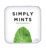 SIMPLY Mints | Peppermint Breath Mints | Desk Drawer Workhorse | Bulk 6-Tin Office Pack
