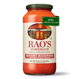 Rao's Homemade Creamy Mascarpone Marinara – Restaurant-Quality Sauce Without the Prep Time for Fast Family Dinners, 24 oz