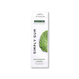 SIMPLY Gum Peppermint Xylitol Chewing Gum – Holistic Breath Care for Health-Conscious Adults, Natural Tree Sap Base with No Artificial Sweeteners