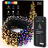 ODEETRONIC Patio Fairy Lights 98 ft 300 LED Color Changing – IP44 Weatherproof String Light for Outdoor Dining and Backyard Gatherings
