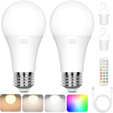 LuminWick Battery Operated Light Bulb – Weather-Friendly Camping Bulb with 15 Colors and 5-Hour Runtime