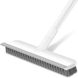 SetSail 2 in 1 Floor Scrape and Scrub Brush with Long Extendable Handle, Heavy Duty Brush for Bathroom Kitchen Garage Outdoor Surfaces