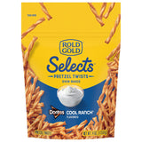 Rold Gold Cool Ranch Pretzel Twists 4 oz – Road Trip Munchies for Kids in the Car, Bold Seasoning