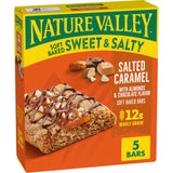 Nature Valley Sweet and Salty Chocolate Turtle Bars – Clean Ingredient Snack Drawer, 5-Count Box