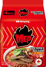MEP Black Pepper Beef Ramen – Portable Korean Instant Noodles for Festival and Tailgate