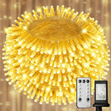Brightown 300 LED Plug in String Lights 98.4ft – Modern Home Accent Lighting for Bookshelves, Headboards & Fireplace Mantels