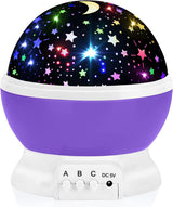 Safe Sleep Night Light for Children – Quiet Star Projector with Adjustable Brightness, Cool Surface & Eye Protection