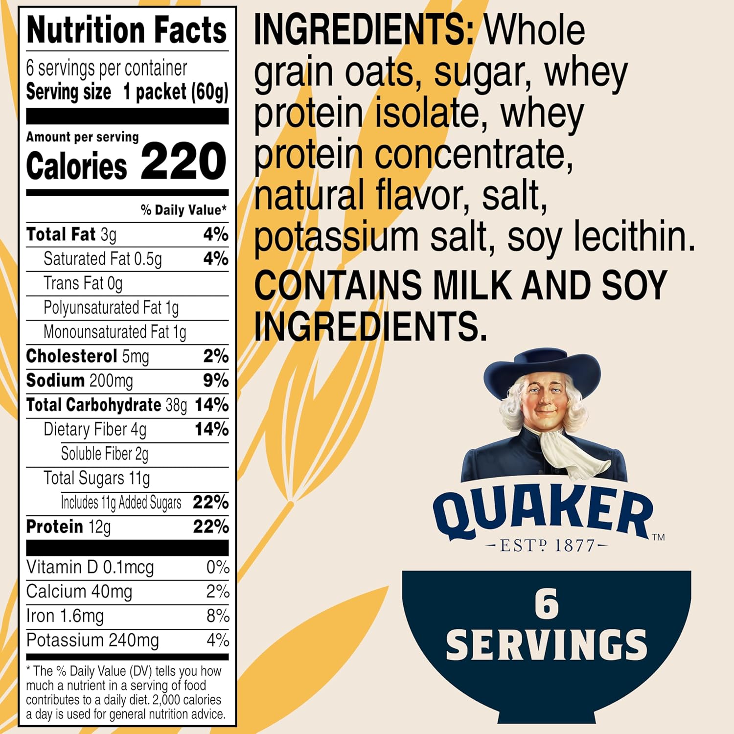 100% whole grain, heart-healthy formulation