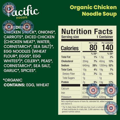 13g protein per can from tender organic chicken