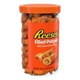 Reese's Filled Pretzels Peanut Butter and Strawberry Nuggets – Office Desk Snack for Between-Meeting Pick-Me-Ups and Video Calls
